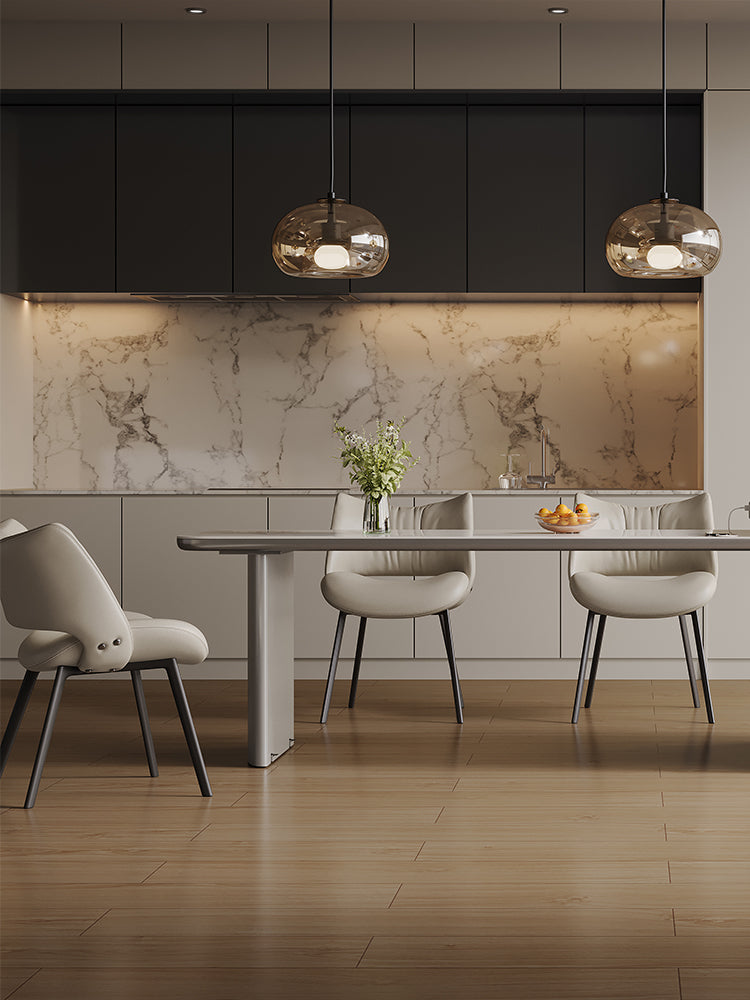 QUANMU Isadora Italian Retro High-End Dining Chair from QUANMU