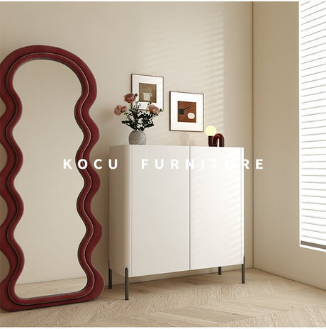 KOCU HOME LORETO Solid Wood Double Door Minimalist Shoecabinet from KOCU HOME