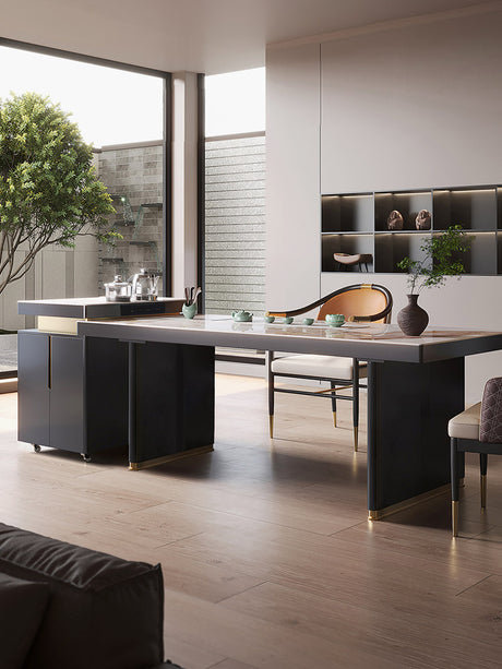 QUANMU Santiago Elegant Modern Tea Table Set from QUANMU