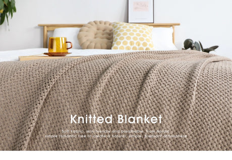 YOULI Anabella Cozy Knitted Sofa Duvet from YOULI