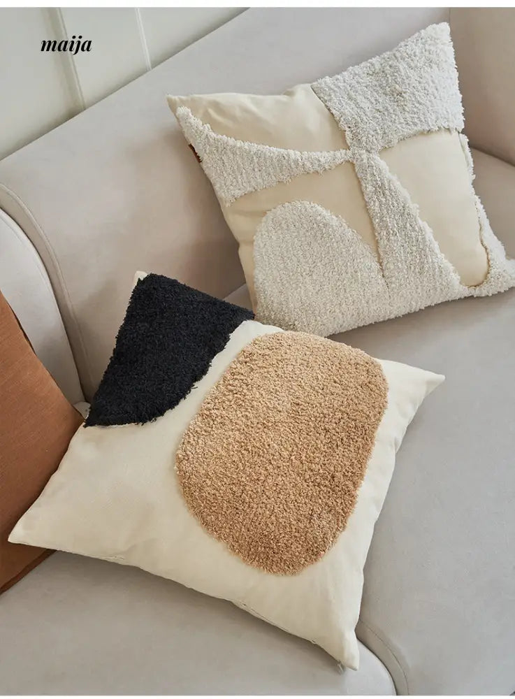 Square Tufted Sofa Cushions from momo's talk