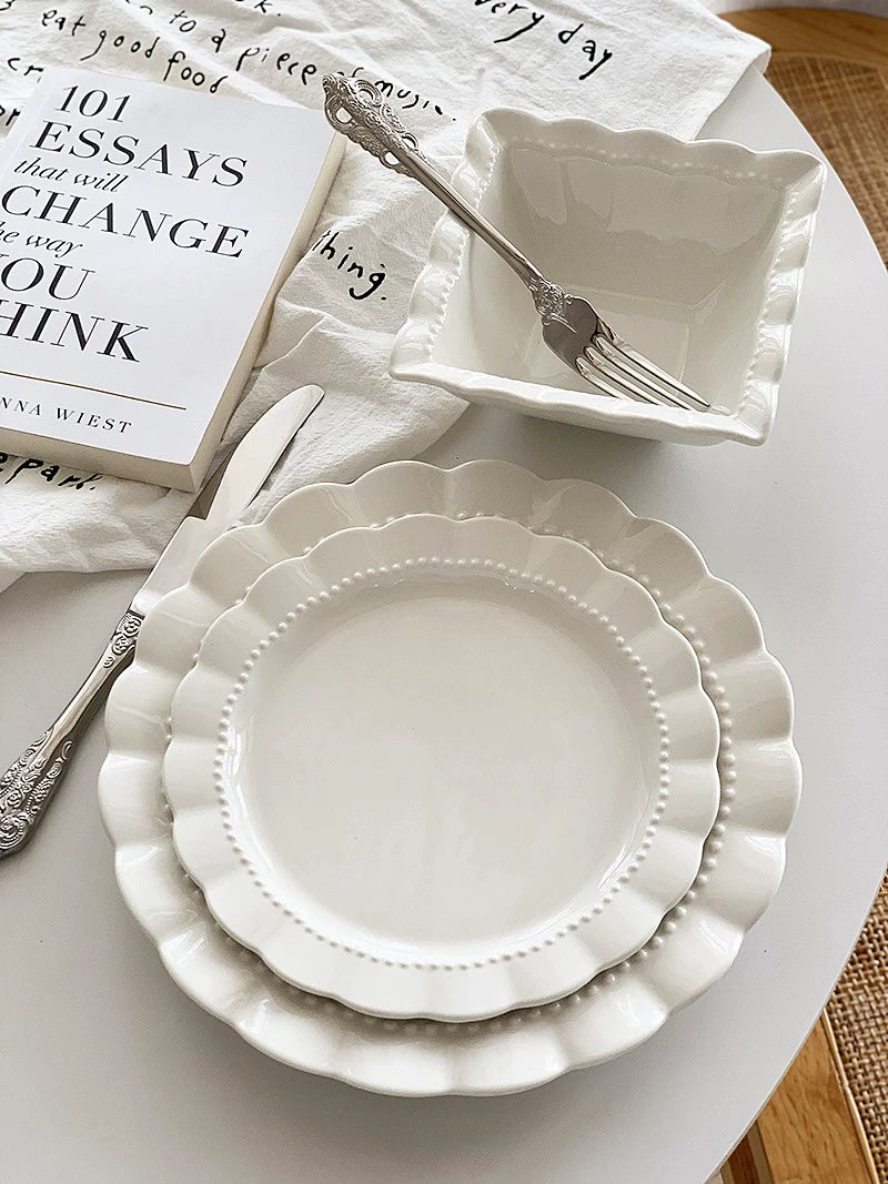 YASUKI Anabelle Elegant Pure White Ceramic Cookware Set from YASUKI