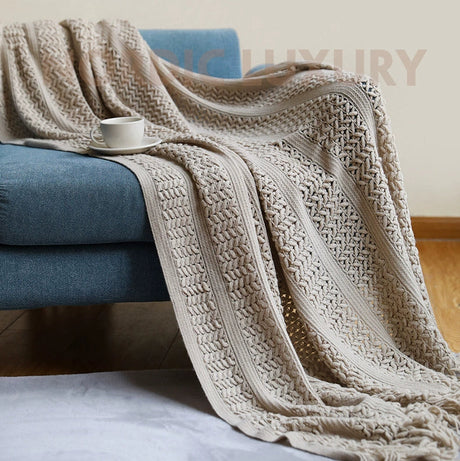 YOULI Seraphina Cozy Boho Knitted Duvet from YOULI