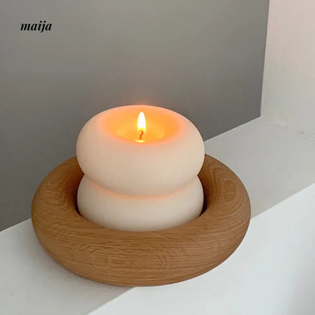 Stacked Ring Candles from maija