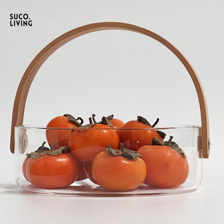 SUCO Islington Elegant Transparent Glass Basket Set from SUCO