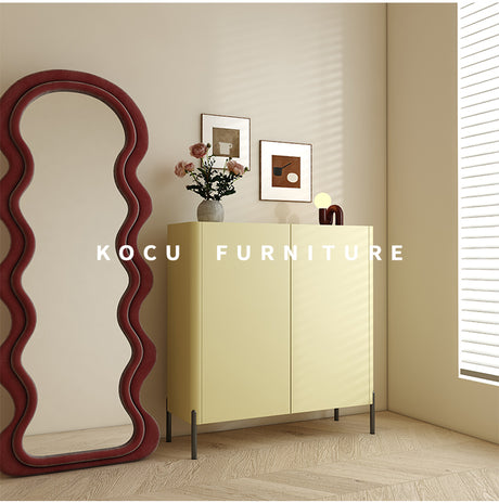 KOCU HOME LORETO Solid Wood Double Door Minimalist Shoecabinet from KOCU HOME
