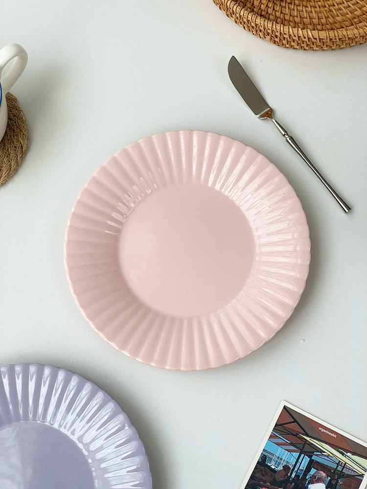 YASUKI Jasper Delicate INS Lace Dessert Plate from YASUKI
