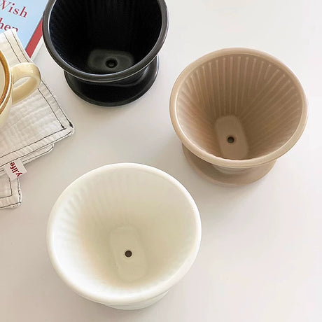 YASUKI Aveline Stylish Ceramic Dripping Pot from YASUKI
