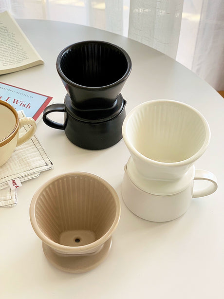 YASUKI Aveline Stylish Ceramic Dripping Pot from YASUKI