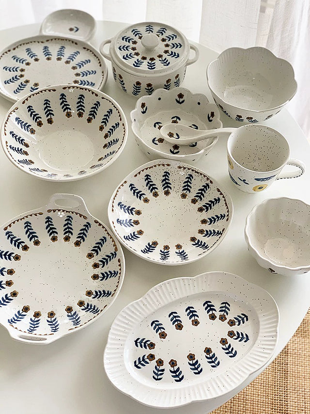 YASUKI Cedric Rustic Glaze Ceramic Bowl from YASUKI