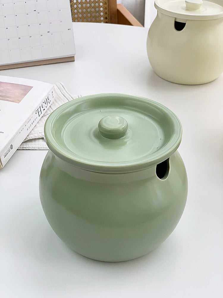 YASUKI Jasper Elegant Matte Ceramic Seasoning Tank from YASUKI