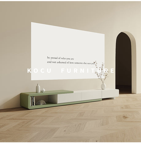 KOCU HOME Elowen Chic Solid Wood TV Cabinet from KOCU HOME
