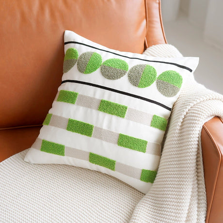 YOULI Arjun Embroidered Boho Ethnic Sofa Pillow from YOULI
