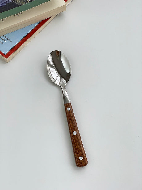 YASUKI Jinwoo Elegant Vintage Spoon - Stainless Steel Kitchenware from YASUKI