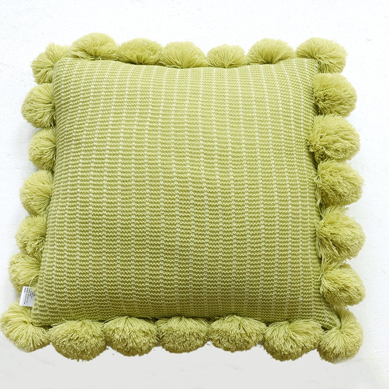 YOULI Santiago Mint Knitted Cozy Pillowcase from YOULI