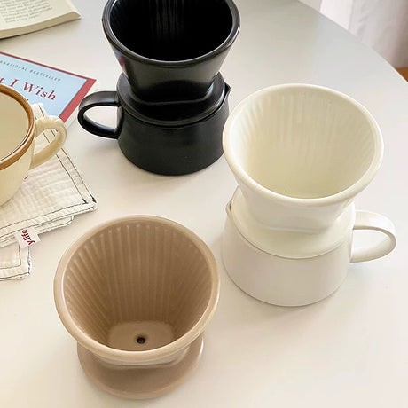 YASUKI Aveline Stylish Ceramic Dripping Pot from YASUKI