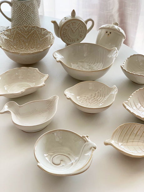 YASUKI Isabella Retro Elegant Ceramic Sauce Bowl from YASUKI