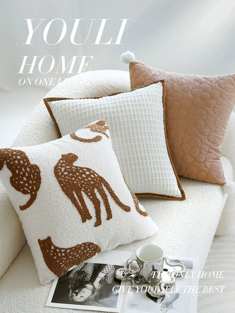YOULI Jasper Elegant Embroidered Sofa from YOULI
