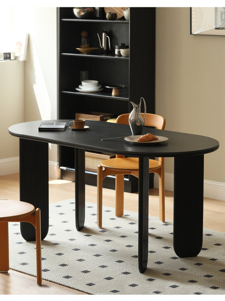 HANKE Lorian Elliptical Compact Italian Dining Table from HANKE