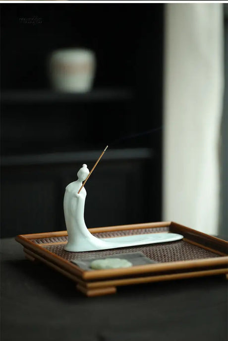 Celadon Deity Incense Holder from maija