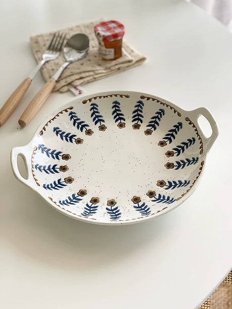 YASUKI Cedric Rustic Glaze Ceramic Bowl from YASUKI