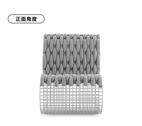 OMONO Lysandra Cozy Rustic Armchair from OMONO