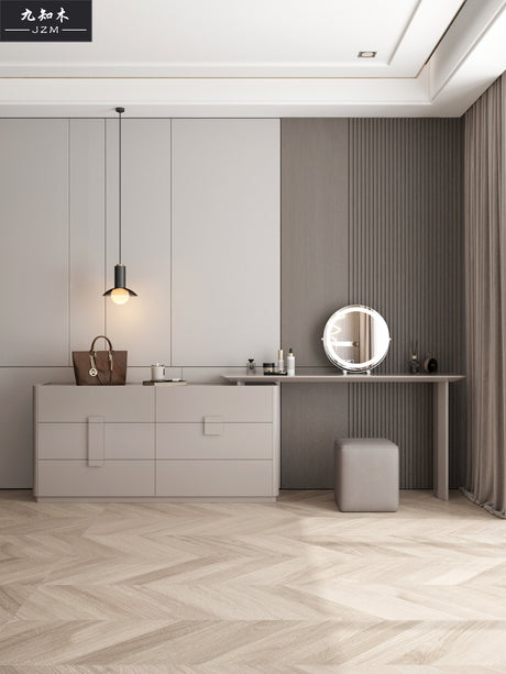 FANGYUAN Celestia Elegant Retractable Modern Dressing Table from FANGYUAN