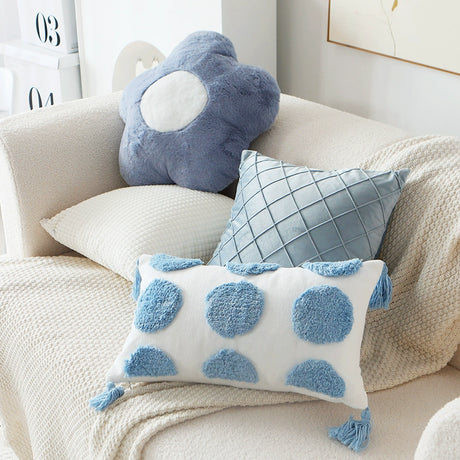 YOULI Astrid Cozy Plush Flowered Pillow Case from YOULI