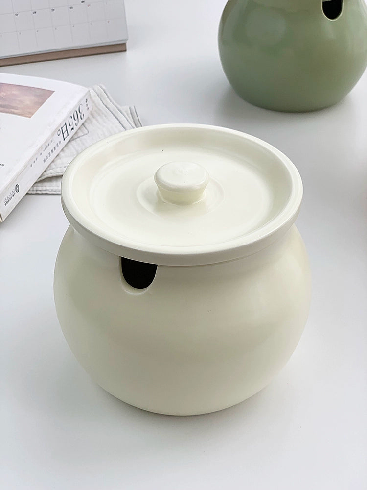 YASUKI Jasper Elegant Matte Ceramic Seasoning Tank from YASUKI