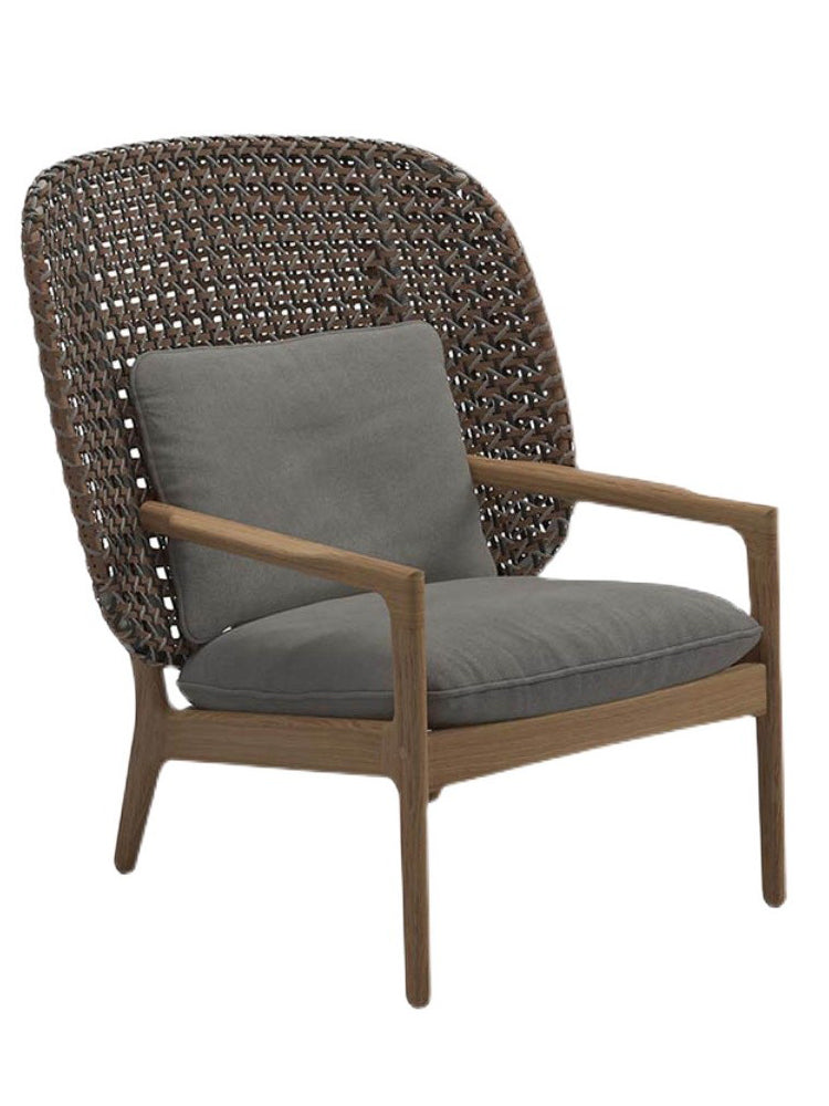 RATTAN SPACE Montpelier Waterproof High Chair with Sun Protection from RATTAN SPACE