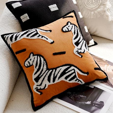 YOULI Amelie Elegant Zebra Design Cushion Cover from YOULI