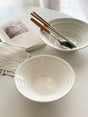 YASUKI Hiroshi Elegant White Ceramic Bowl from YASUKI