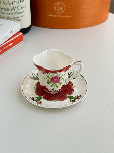 YASUKI Jonathan Vintage Chic Ceramic Tea Cup from YASUKI