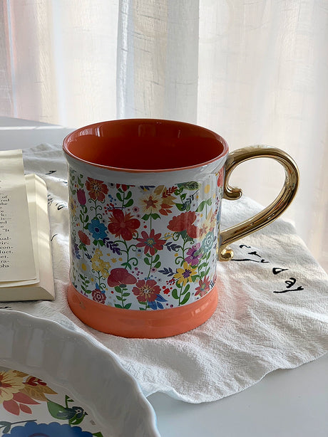 YASUKI Livia Elegant Floral Ceramic Cup from YASUKI