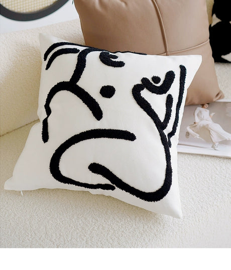 YOULI Beatrix Luxurious Creamy Velvet Pillow from YOULI