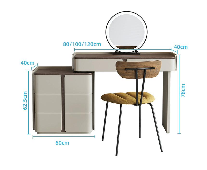 APARTMENT NO.7 Isabella Sleek Minimalist Bedside Table from APARTMENT NO.7