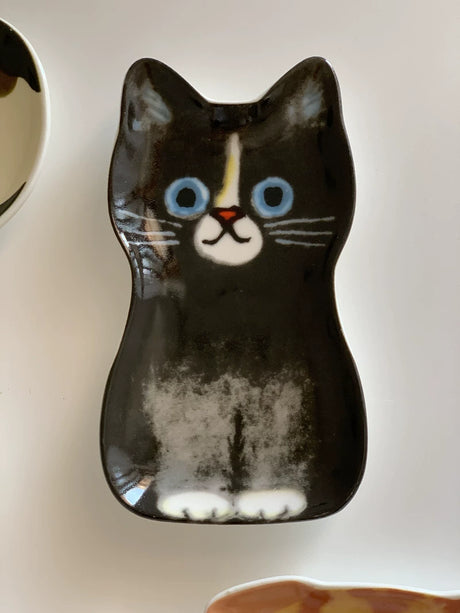 YASUKI Felicity Adorable Ceramic Cat Dish from YASUKI