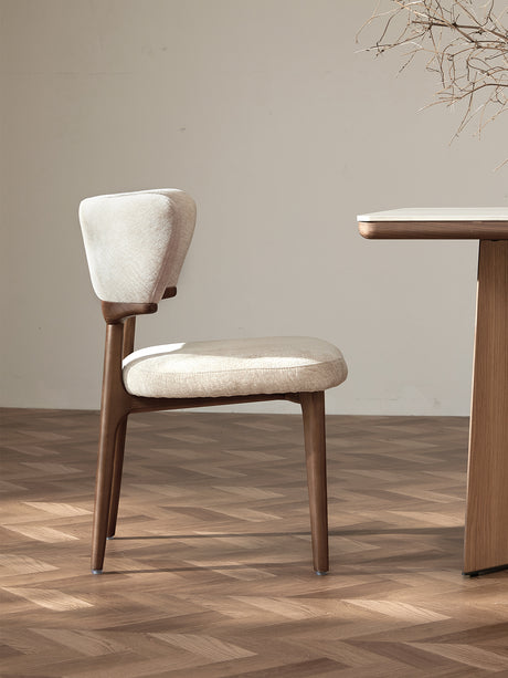 QUANMU Alhambra Elegant Solid Wood Dining Chair Set from QUANMU