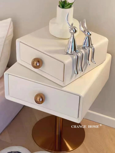 CH Oliver Creative Art Minimalist Storage Bedside Table from CH
