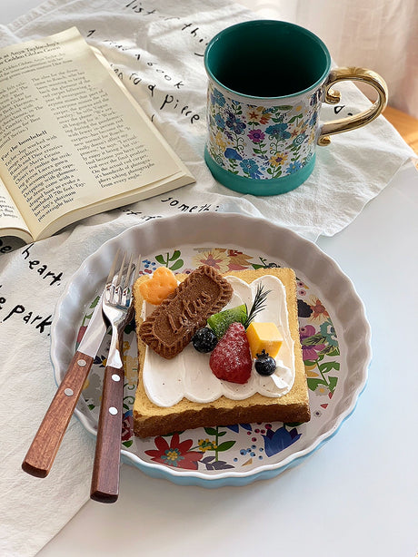 YASUKI Livia Elegant Floral Ceramic Cup from YASUKI