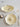 Vintage Cream Stripe Plate from momo's talk
