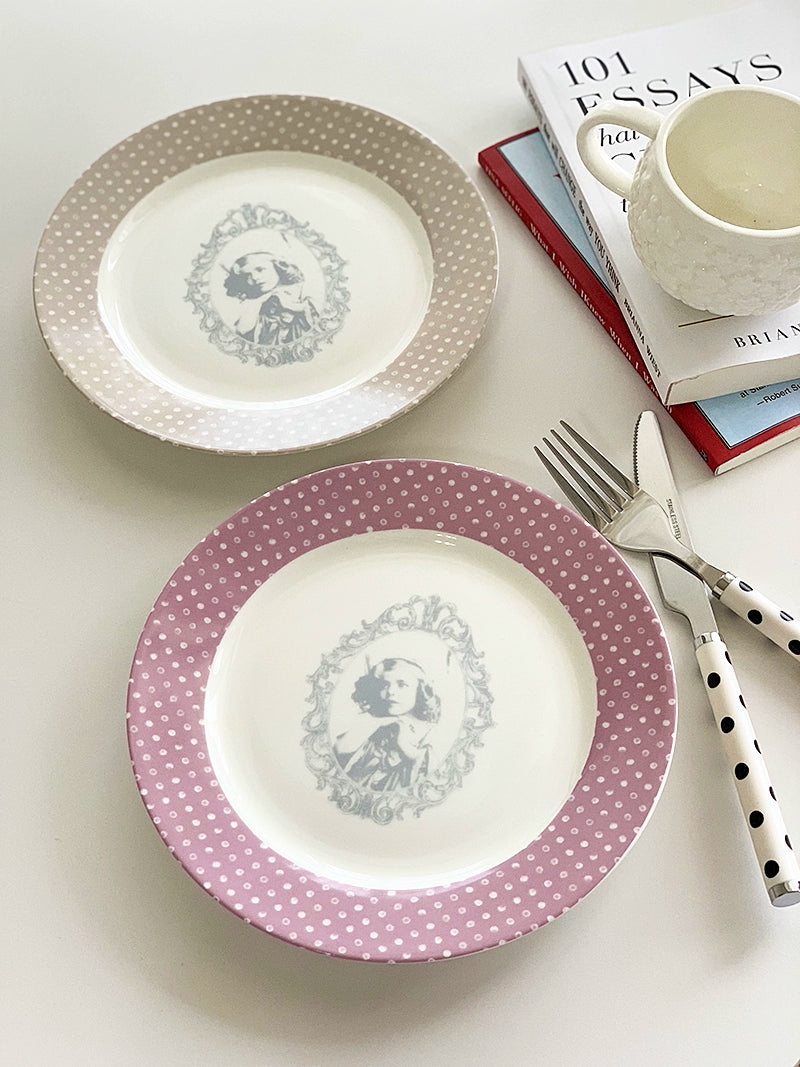 YASUKI Elowen Elegant Ceramic Dinner Plate from YASUKI