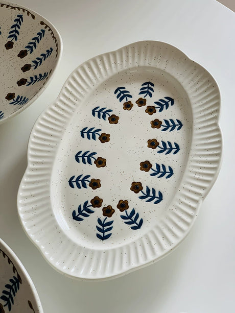 YASUKI Cedric Rustic Glaze Ceramic Bowl from YASUKI