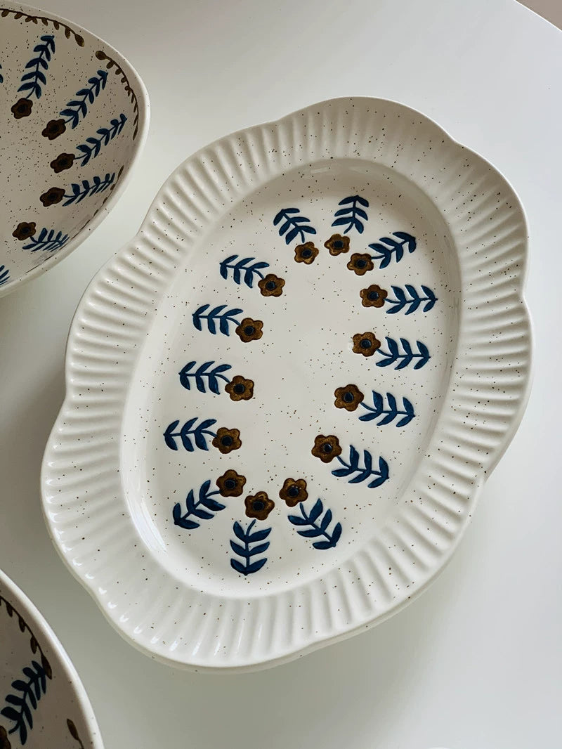 YASUKI Cedric Rustic Glaze Ceramic Bowl from YASUKI