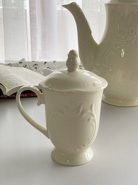YASUKI Jasper Elegant Relief Design Teapot from YASUKI