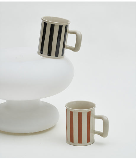 MOMO'S TALK Fabiana Unique Handcrafted Striped Coffee Cup from MOMO'S TALK
