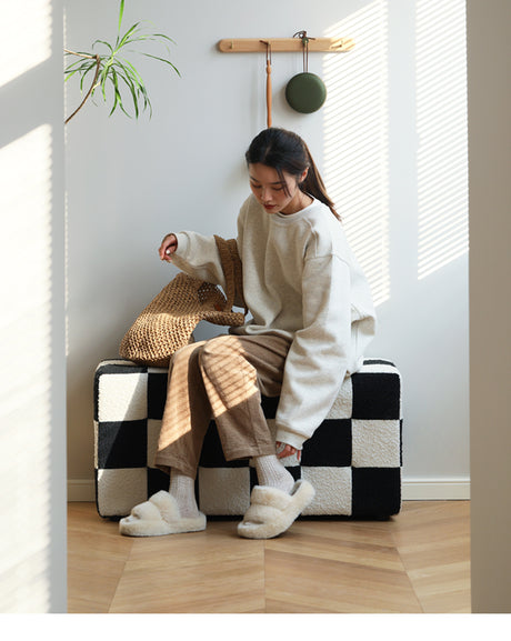HANKE Azura Contemporary Chic Makeup Stool from HANKE