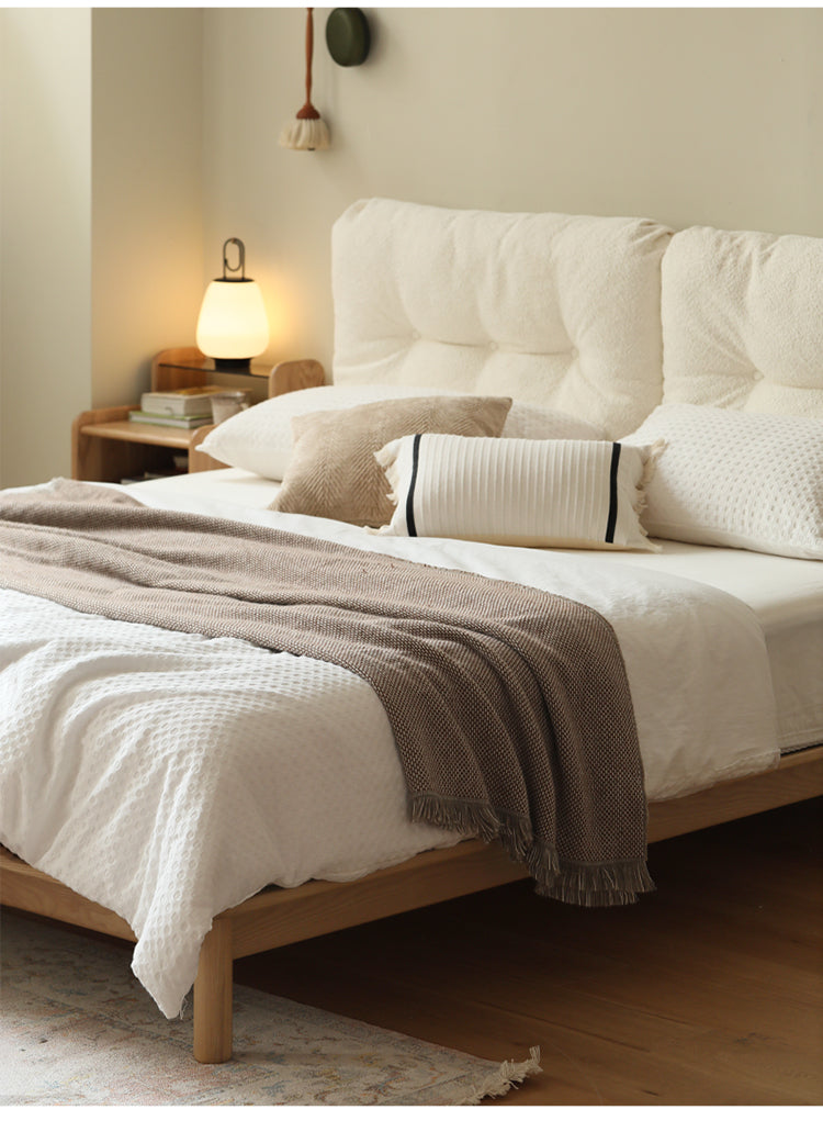 HANKE Elowen Luxurious Solid Wood Cloud Bed from HANKE