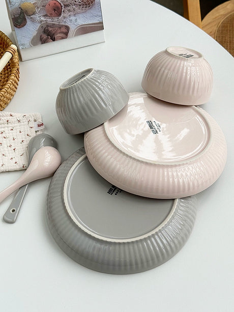 YASUKI Min-Jun Elegant Underglaze Ceramic Tableware Set from YASUKI