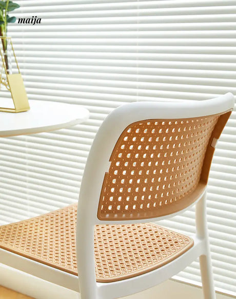 Woven Rattan Stackable Chair (set of 2) from maija